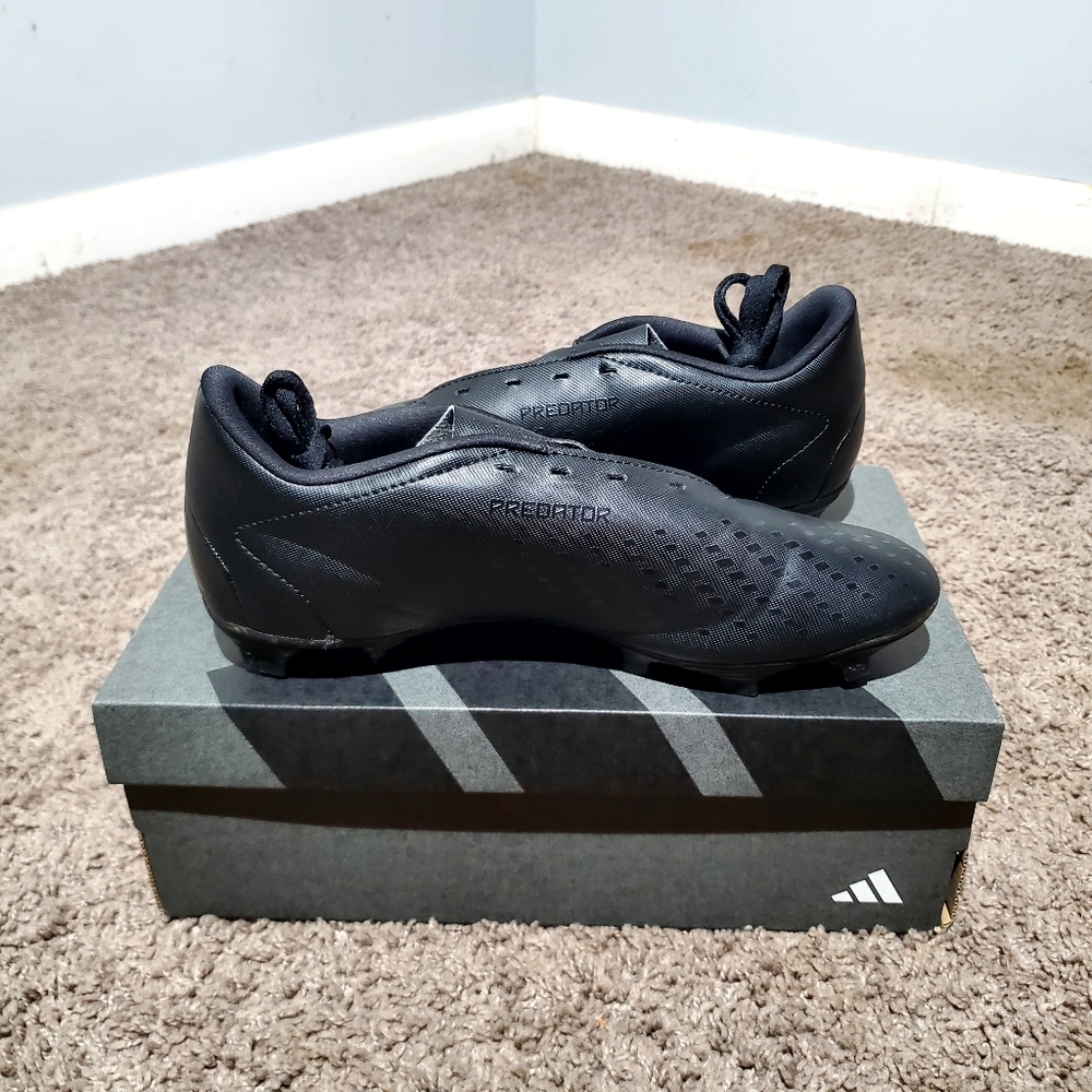Black Adidas Soccer cleats.